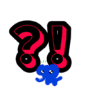 紫芙のデカ文字スタンプ（個別スタンプ：1）