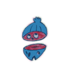人魚とザリガニと切り身（個別スタンプ：4）