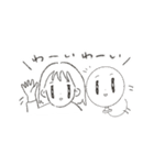 女の子と風船（個別スタンプ：2）