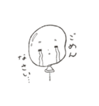 女の子と風船（個別スタンプ：7）