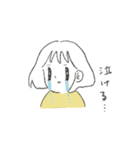 女の子と風船（個別スタンプ：10）