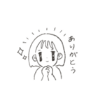 女の子と風船（個別スタンプ：14）