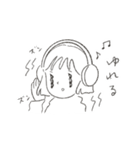女の子と風船（個別スタンプ：20）