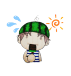すたんぷにゃあ。残暑（個別スタンプ：2）