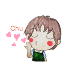 すたんぷにゃあ。残暑（個別スタンプ：16）