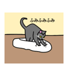 のんびり黒猫の日常会話（個別スタンプ：3）