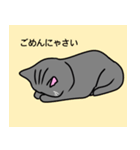 のんびり黒猫の日常会話（個別スタンプ：8）