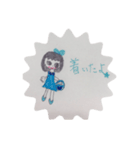 まゆが書いた可愛いスタンプ1（個別スタンプ：5）