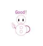 雪だるま人形（個別スタンプ：12）