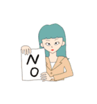 毎日使える可愛い女の子（個別スタンプ：17）