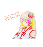 頑張る巫女お姉さん    10（個別スタンプ：4）