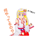 頑張る巫女お姉さん    10（個別スタンプ：6）