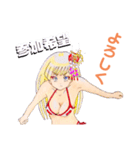 頑張る巫女お姉さん    10（個別スタンプ：7）