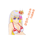 頑張る巫女お姉さん    10（個別スタンプ：11）