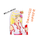 頑張る巫女お姉さん    10（個別スタンプ：15）