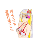 頑張る巫女お姉さん    10（個別スタンプ：23）