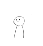 白いヤツ☆（個別スタンプ：1）