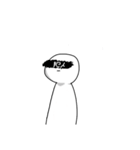 白いヤツ☆（個別スタンプ：3）