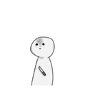 白いヤツ☆（個別スタンプ：14）