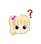 きゅん 女の子（個別スタンプ：1）