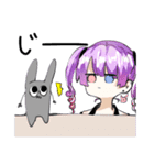 3匹のウサギと人間（個別スタンプ：21）