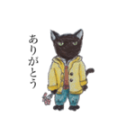 緑目の黒猫（個別スタンプ：6）
