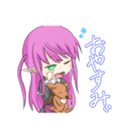ゴスロリ悪魔の女の子スタンプ（個別スタンプ：2）