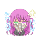 ゴスロリ悪魔の女の子スタンプ（個別スタンプ：5）