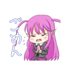 ゴスロリ悪魔の女の子スタンプ（個別スタンプ：6）