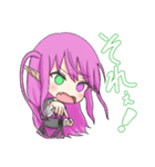 ゴスロリ悪魔の女の子スタンプ（個別スタンプ：7）