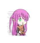 ゴスロリ悪魔の女の子スタンプ（個別スタンプ：8）