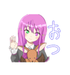 ゴスロリ悪魔の女の子スタンプ（個別スタンプ：16）