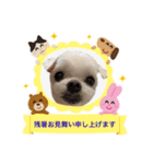 ミルクちゃんの家族スタンプ（いぬ）7（個別スタンプ：9）