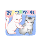 虹色ねこさん♡（個別スタンプ：12）