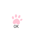 犬の足あとスタンプ（個別スタンプ：3）