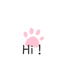犬の足あとスタンプ（個別スタンプ：22）