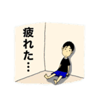 男子学生用スタンプ（個別スタンプ：21）