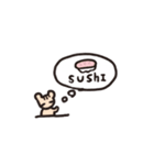 Little Animals and Sushi（個別スタンプ：31）