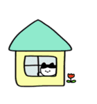 しろくろねこちゃんの日常（個別スタンプ：16）