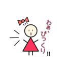 カラフルリボンちゃんのかわいい丁寧な日常（個別スタンプ：22）