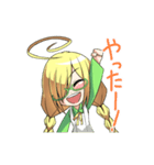 三つ編み眼鏡っ娘スタンプ（個別スタンプ：27）