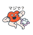 リップちゃんとエナメル7くん(歯)の日常編（個別スタンプ：17）