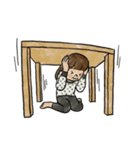 今日のイラスト 10（個別スタンプ：19）