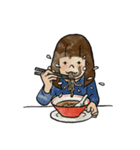 今日のイラスト 10（個別スタンプ：35）