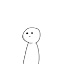白いヤツ★（個別スタンプ：1）
