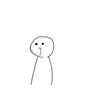 白いヤツ★（個別スタンプ：9）