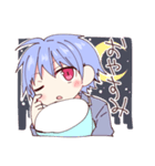 天使級に可愛い青髪少年2（個別スタンプ：6）