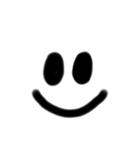 シンプル文字  顔文字（個別スタンプ：3）