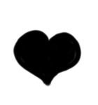 シンプル文字  顔文字（個別スタンプ：23）