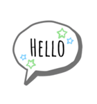 英語でsimpleあいさつ（個別スタンプ：5）